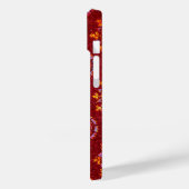 RAVENNA BYZANTINE MOSAICS, STARS, RED STERRENNACHT Case-Mate iPhone CASE (Achterkant / Links)