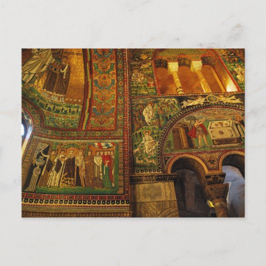 Ravenna, Italië Briefkaart mozaïeken (Voorkant)