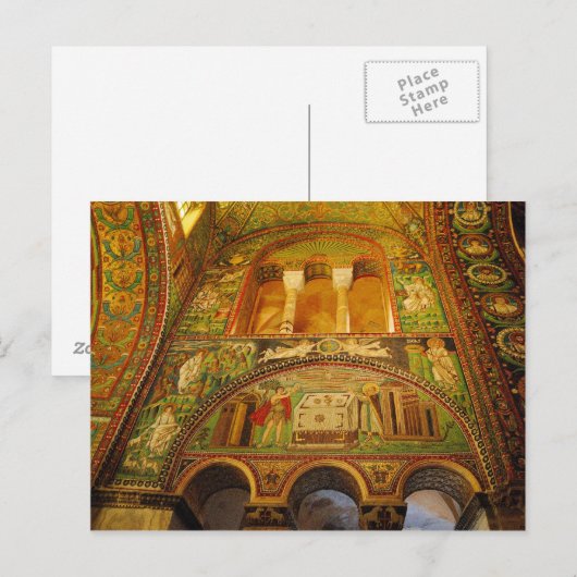Ravenna, Italië Briefkaart mozaïeken (Voorkant / Achterkant)