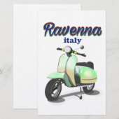 Ravenna Italië vintage Reisposter Briefpapier (Voorkant / Achterkant)