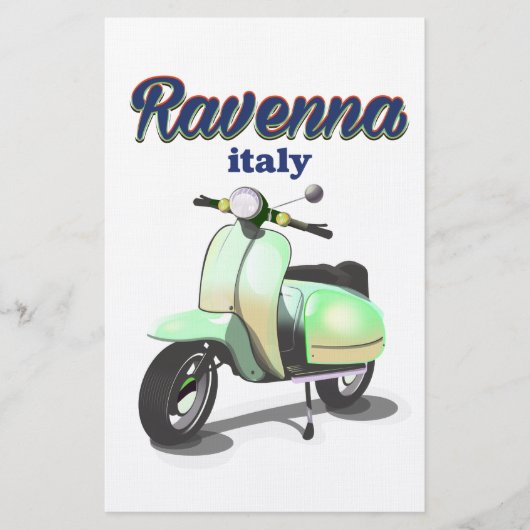 Ravenna Italië vintage Reisposter Briefpapier (Voorkant)