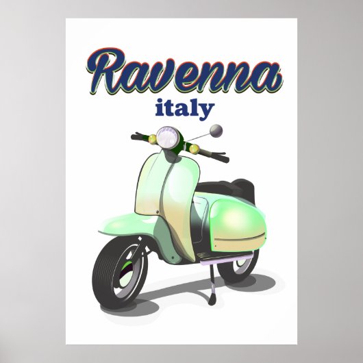 Ravenna Italië vintage Reisposter Poster (Voorkant)