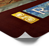 Ravenna Italy Vintage Travel Poster (Hoek)