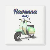 Ravenna Italy vintage Travel poster Magneet (Voorkant)