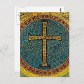 Ravenna Mosaic Cross Briefkaart (Voorkant / Achterkant)