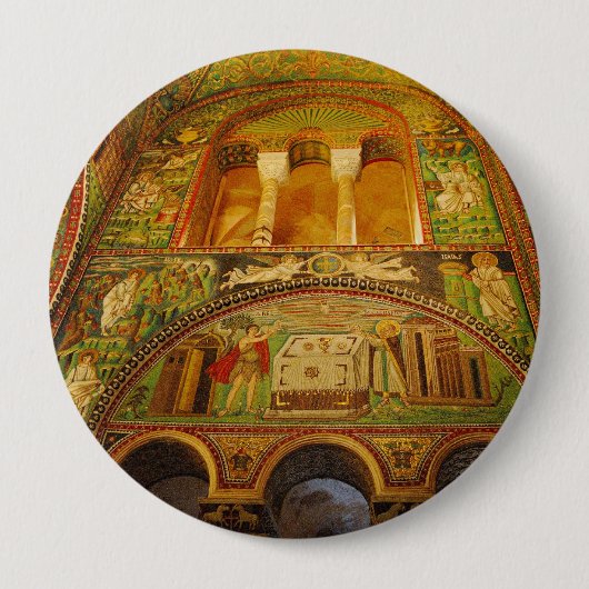 Ravenna mosaics ronde button 4,0 cm (Voorkant)