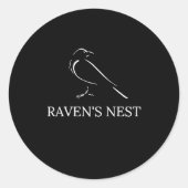 RAVENNESTJE RONDE STICKER (Voorkant)