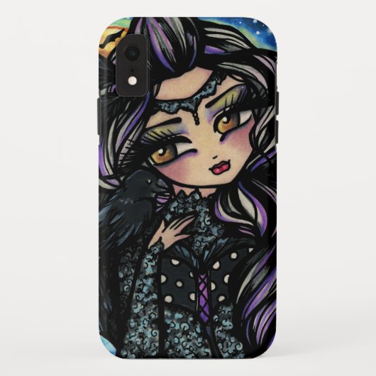 Ravenora Raven Crow Fairy Girl Case-Mate iPhone Case (Achterkant)