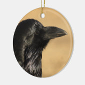 ravenprofiel keramisch ornament (Links)
