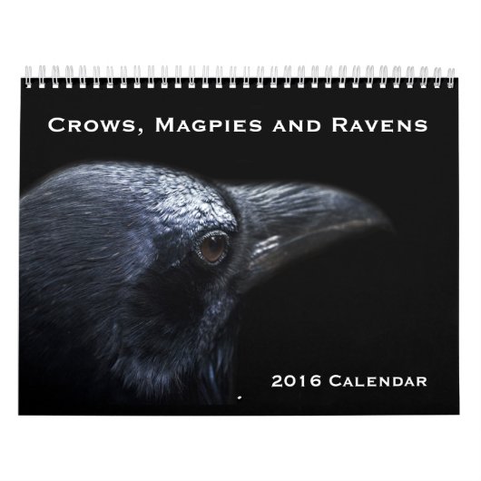 Ravens 2016 kalender voor Kroegen, Magpies en Rave (Hoes)