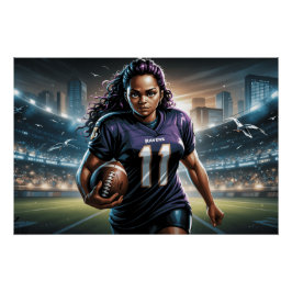 Ravens Baltimore 10 Perfect Poster