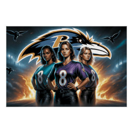Ravens Baltimore 12 Perfect Poster