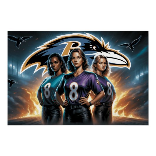 Ravens Baltimore 12 Perfect Poster (Voorkant)