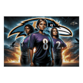 Ravens Baltimore 13 Perfect Poster