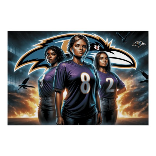 Ravens Baltimore 13 Perfect Poster (Voorkant)