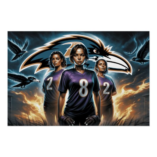 Ravens Baltimore 14 Perfect Poster (Voorkant)