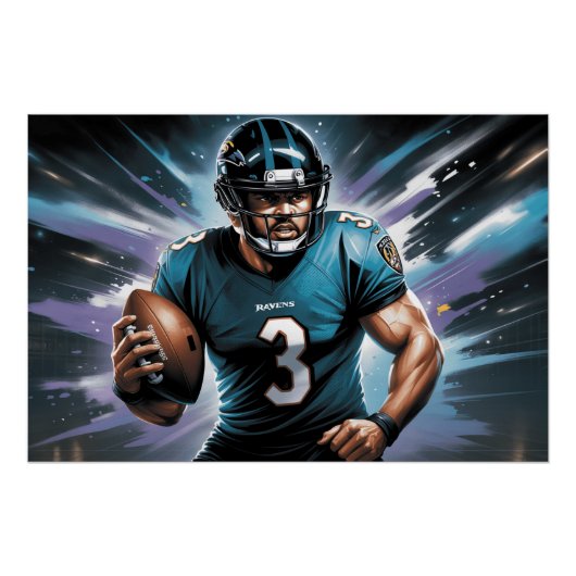 Ravens Baltimore 9 Perfect Poster (Voorkant)