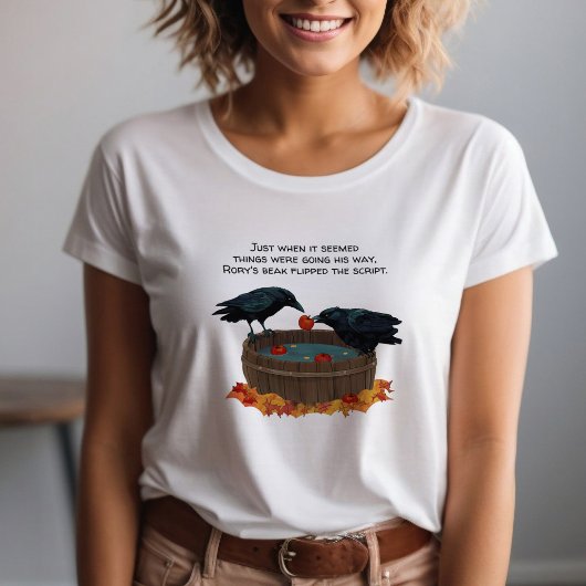 Ravens Bobbing voor Appels Leuke Herfst Oogst Meme Tri-Blend Shirt