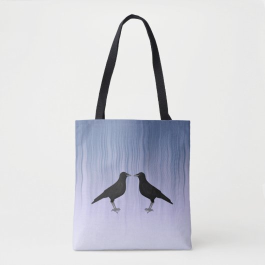 Ravens Canvas tas (Voorkant)