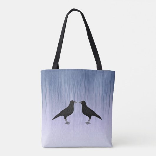 Ravens Canvas tas (Achterkant)