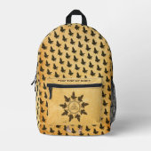 Ravens Circle Dance Bedrukte Rugzak (Voorkant)