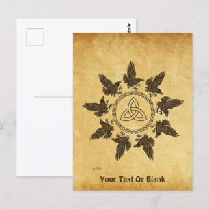 Ravens Circle Dance Briefkaart