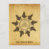 Ravens Circle Dance Briefkaart (Voorkant)