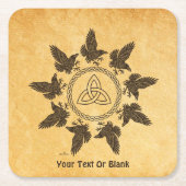 Ravens Circle Dance Kartonnen Onderzetters (Voorkant)