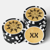 Ravens Circle Dance Poker Chips (Opstapeling)