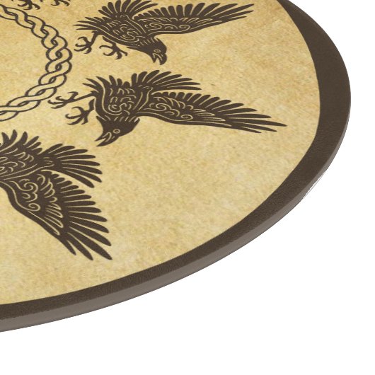 Ravens Circle Dance Snijplank (Hoek)