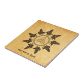 Ravens Circle Dance Tegeltje (Zijkant)