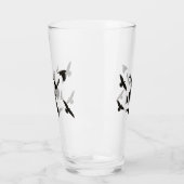 Ravens Drink of bier Glas (Links)
