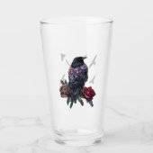 Ravens Drinking or Beer Glass Glas (Voorkant)