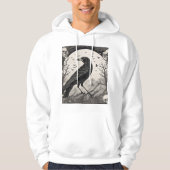 Raven's Embrace: een dans van schedels en Rozen Hoodie (Voorkant)