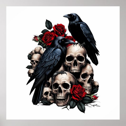 Ravens en Rozen: een gotische symfonie Poster (Voorkant)