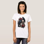 Ravens en Rozen: een gotische symfonie T-shirt (Voorkant volledig)