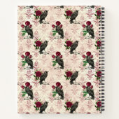 Ravens en Rozen Gepersonaliseerde Gothic Notitieboek (Achterkant)