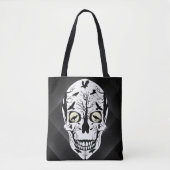 Ravens en Skull Bag - Black Ravens Fantasy Skull Tote Bag (Voorkant)