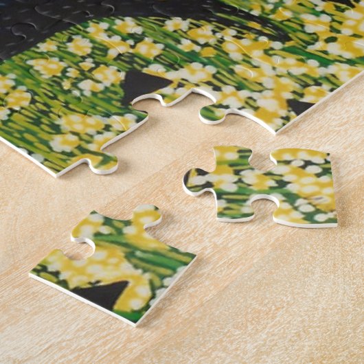 Ravens en Wild Mustard Legpuzzel (Zijkant)