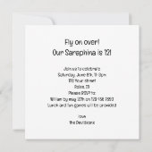 Ravens eten verjaardagstaart, vogel verjaardag kaart (Achterkant)