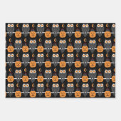 Ravens, Eyeball Cupcake Design Perfect Halloween Inpakpapier Vel (Voorkant 2)