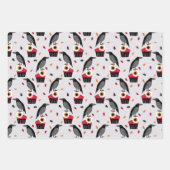Ravens, Eyeball Cupcake Design Perfect Halloween Inpakpapier Vel (Voorkant)