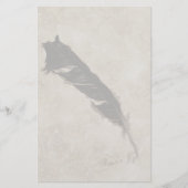 Raven's Feather Bird-lover Crow Design Briefpapier (Voorkant)