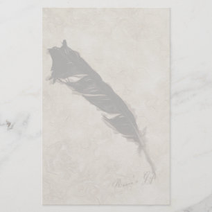 Raven's Feather Bird-lover Crow Design Briefpapier