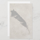 Raven's Feather Bird-lover Crow Design Briefpapier (Voorkant / Achterkant)