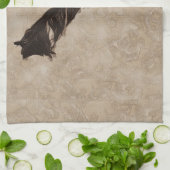 Raven's Feather Bird-lover Crow Design Theedoek (Gevouwen)