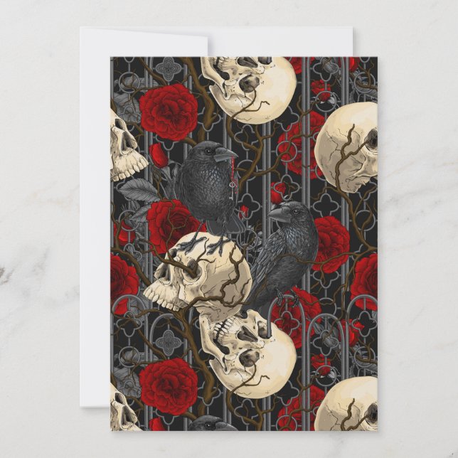 Ravens geheim. Donkere en humeurige gotische illus (Voorkant)