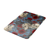 Ravens geheim. Donkere en humeurige gotische illus Badmat (Gekanteld)