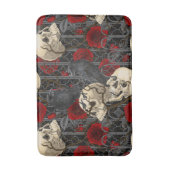 Ravens geheim. Donkere en humeurige gotische illus Badmat (Voorkant Verticaal)