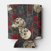 Ravens geheim. Donkere en humeurige gotische illus Blikjeskoeler (Achterkant)